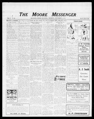 The Moore Messenger (Moore, Okla.), Vol. 5, No. 25, Ed. 1 Thursday, September 5, 1912