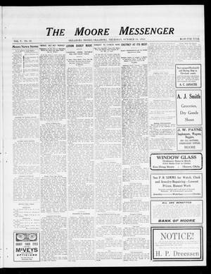 The Moore Messenger (Moore, Okla.), Vol. 5, No. 33, Ed. 1 Thursday, October 31, 1912
