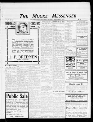 The Moore Messenger (Moore, Okla.), Vol. 5, No. 39, Ed. 1 Thursday, December 12, 1912
