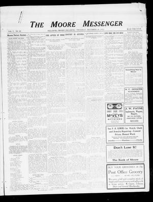 The Moore Messenger (Moore, Okla.), Vol. 5, No. 41, Ed. 1 Thursday, December 26, 1912