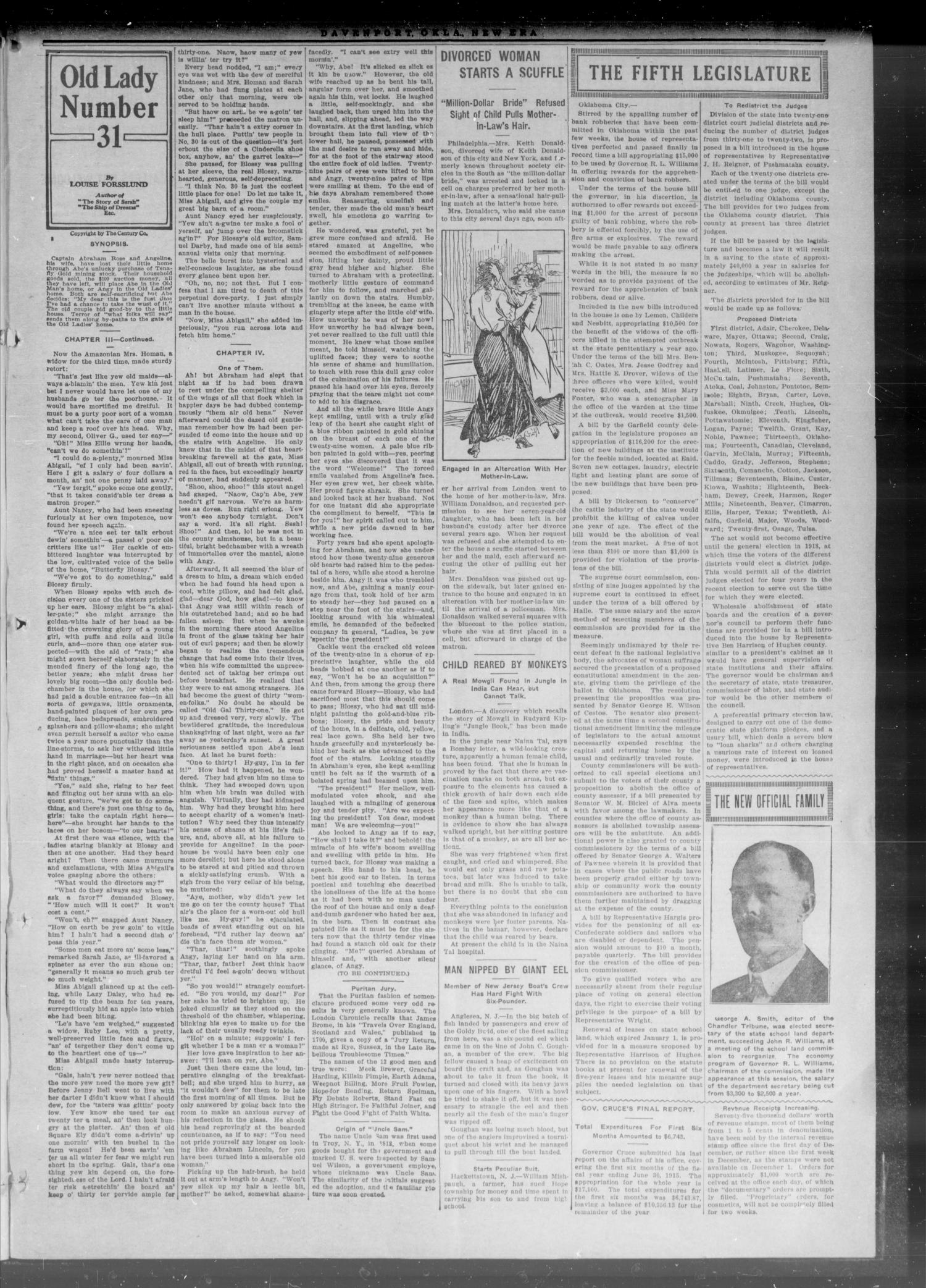 The Davenport New Era (Davenport, Okla.), Vol. 6, No. 50, Ed. 1 Thursday, January 21, 1915
                                                
                                                    [Sequence #]: 3 of 6
                                                