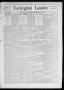 Newspaper: Lexington Leader. (Lexington, Okla. Terr.), Vol. 2, No. 25, Ed. 1 Sat…
