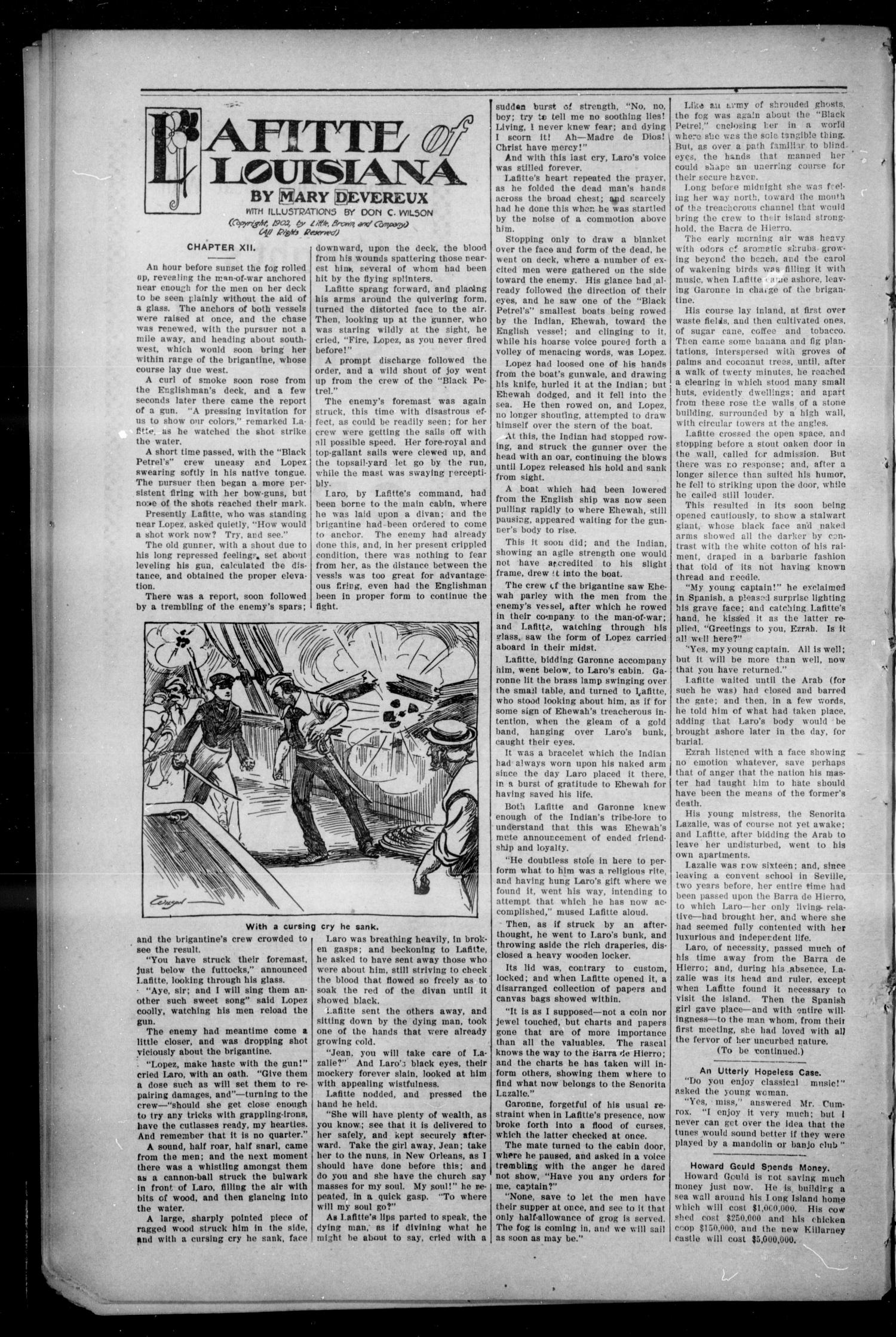 Pauls Valley Sentinel (Pauls Valley, Indian Terr.), Vol. 1, No. 45, Ed. 1 Thursday, January 26, 1905
                                                
                                                    [Sequence #]: 4 of 16
                                                