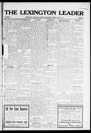 The Lexington Leader (Lexington, Okla.), Vol. 22, No. 37, Ed. 1 Friday, May 30, 1913