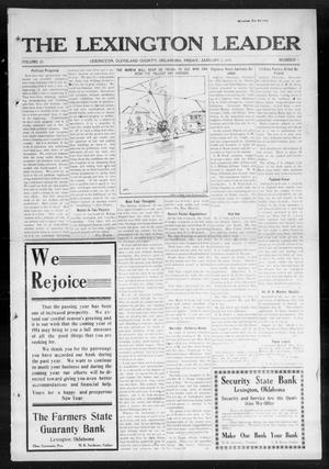 Primary view of object titled 'The Lexington Leader (Lexington, Okla.), Vol. 23, No. 16, Ed. 1 Friday, January 2, 1914'.