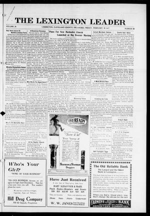 The Lexington Leader (Lexington, Okla.), Vol. 26, No. 23, Ed. 1 Friday, February 16, 1917