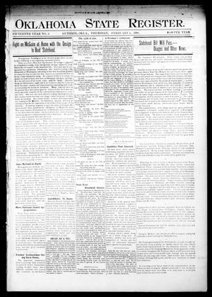 Oklahoma State Register. (Guthrie, Okla.), Vol. 15, No. 5, Ed. 1 Thursday, February 1, 1906