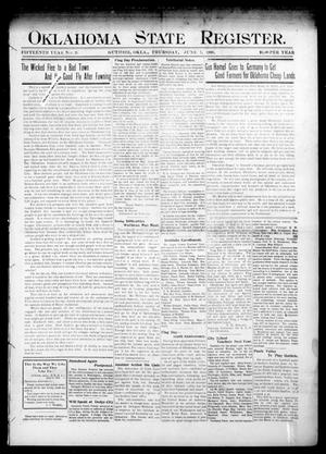 Oklahoma State Register. (Guthrie, Okla.), Vol. 15, No. 21, Ed. 1 Thursday, June 7, 1906