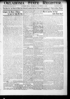 Oklahoma State Register. (Guthrie, Okla.), Vol. 15, No. 46, Ed. 1 Thursday, December 13, 1906