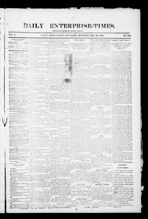 Daily Enterprise-Times. (Perry, Okla.), Vol. 1, No. 204, Ed. 1 Saturday, December 28, 1895