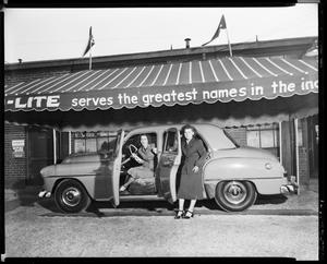 Two Women with a Automobile at the Auto-Lite Company in Oklahoma City, Oklahoma