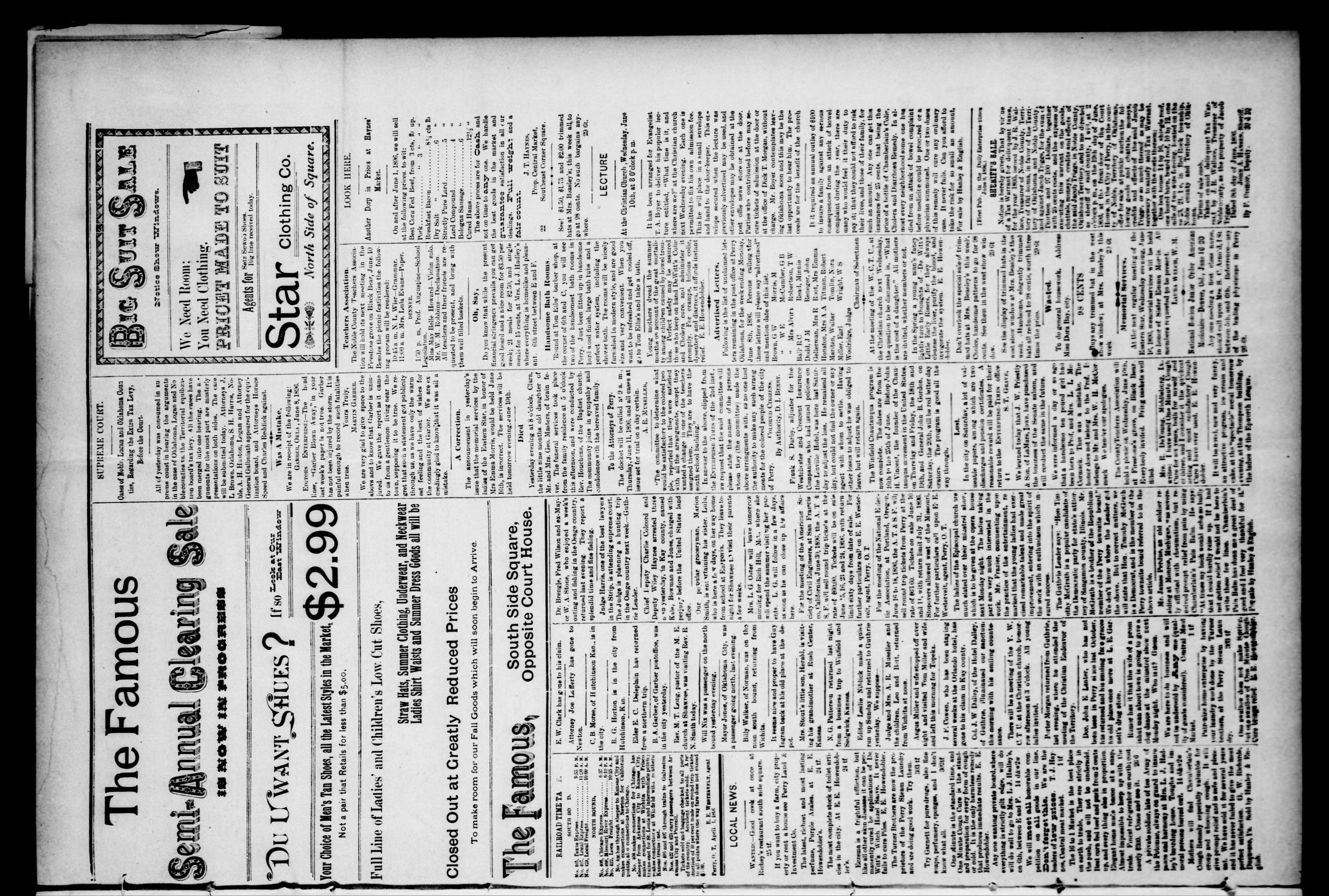 Perry Enterprise-Times. (Perry, Okla.), Vol. 4, No. 30, Ed. 1 Tuesday, June 9, 1896
                                                
                                                    [Sequence #]: 3 of 4
                                                