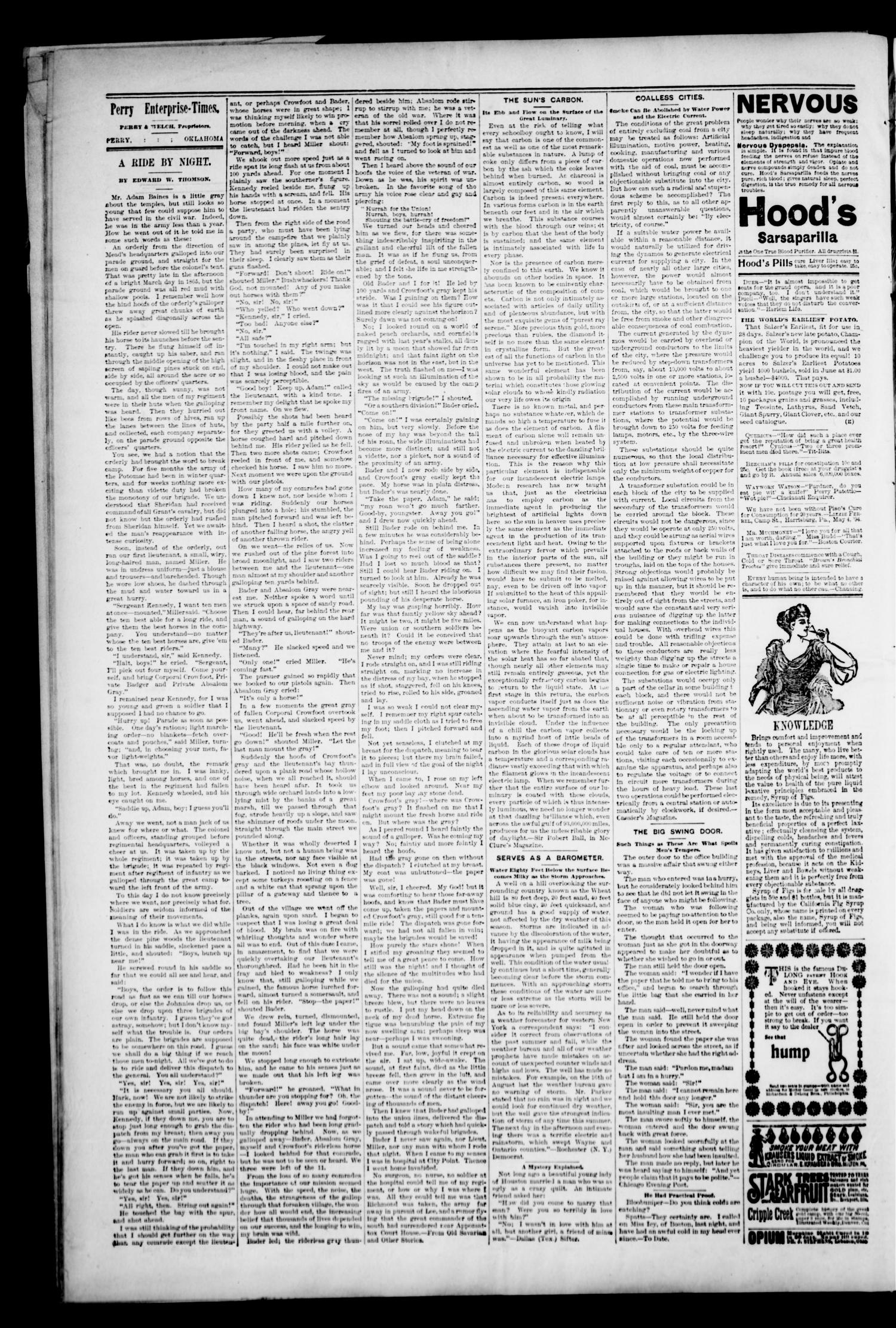 Perry Enterprise-Times. (Perry, Okla.), Vol. 4, No. 41, Ed. 1 Monday, June 22, 1896
                                                
                                                    [Sequence #]: 2 of 4
                                                