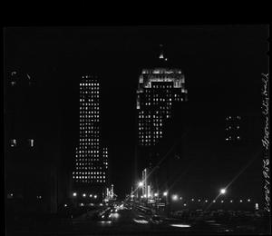 Night View of Downtown Oklahoma City, Oklahoma