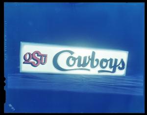 "OSU Cowboys" Sign at Oklahoma State University in Stillwater, Oklahoma