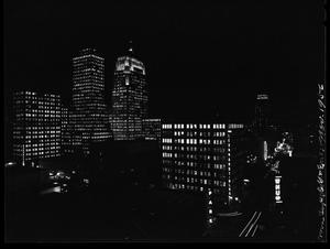 Night View of Oklahoma City, Oklahoma