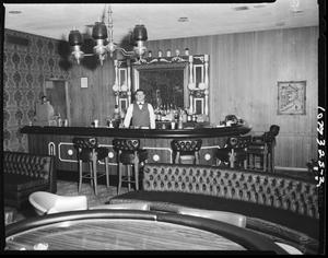 Deville Bar Interior and Bartender in Oklahoma City, Oklahoma