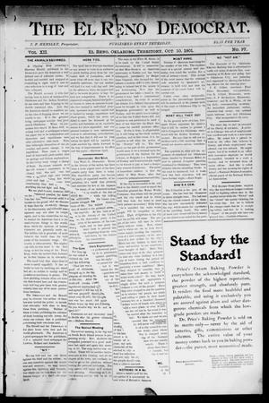 The El Reno Democrat. (El Reno, Okla. Terr.), Vol. 7, No. 37, Ed. 1 Thursday, October 10, 1901