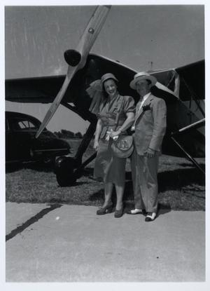 Couple Posed with Airplane