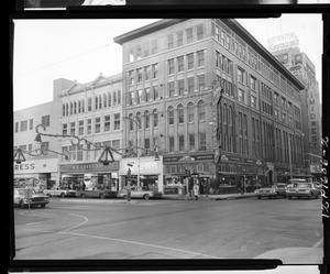 Street View of Kress, H.L. Green Company, Midwest Theatre and J.M. McEntee and Sons Jewelers Stores in Oklahoma City, Oklahoma.