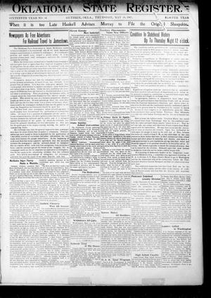 Oklahoma State Register. (Guthrie, Okla.), Vol. 16, No. 16, Ed. 1 Thursday, May 16, 1907