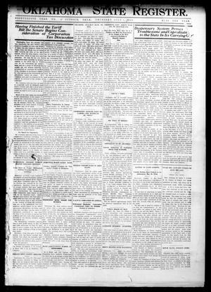 Oklahoma State Register. (Guthrie, Okla.), Vol. 18, No. 17, Ed. 1 Thursday, July 1, 1909