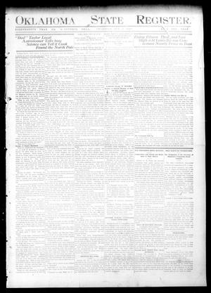 Oklahoma State Register. (Guthrie, Okla.), Vol. 18, No. 31, Ed. 1 Thursday, October 7, 1909