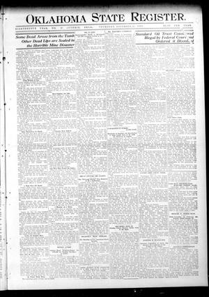 Oklahoma State Register. (Guthrie, Okla.), Vol. 18, No. 37, Ed. 1 Thursday, November 25, 1909