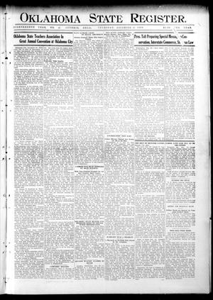 Oklahoma State Register. (Guthrie, Okla.), Vol. 18, No. 42, Ed. 1 Thursday, December 30, 1909
