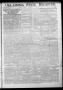Newspaper: Oklahoma State Register. (Guthrie, Okla.), Vol. 19, No. 14, Ed. 1 Thu…