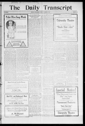 The Daily Transcript  (Norman, Okla.), Vol. 3, No. 116, Ed. 1 Wednesday, November 17, 1915
