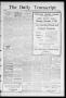 Thumbnail image of item number 1 in: 'The Daily Transcript  (Norman, Okla.), Vol. 3, No. 125, Ed. 1 Tuesday, November 30, 1915'.