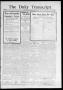 Thumbnail image of item number 1 in: 'The Daily Transcript  (Norman, Okla.), Vol. 3, No. 158, Ed. 1 Sunday, January 16, 1916'.