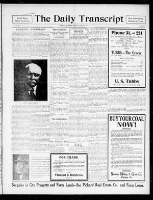 The Daily Transcript  (Norman, Okla.), Vol. 5, No. 66, Ed. 1 Tuesday, August 7, 1917