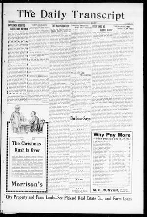 The Daily Transcript  (Norman, Okla.), Vol. 5, No. 170, Ed. 1 Wednesday, December 26, 1917