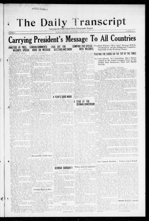 The Daily Transcript  (Norman, Okla.), Vol. 5, No. 182, Ed. 1 Wednesday, January 9, 1918