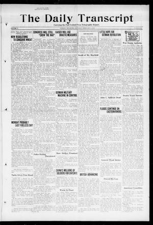 The Daily Transcript  (Norman, Okla.), Vol. 5, No. 203, Ed. 1 Saturday, February 2, 1918
