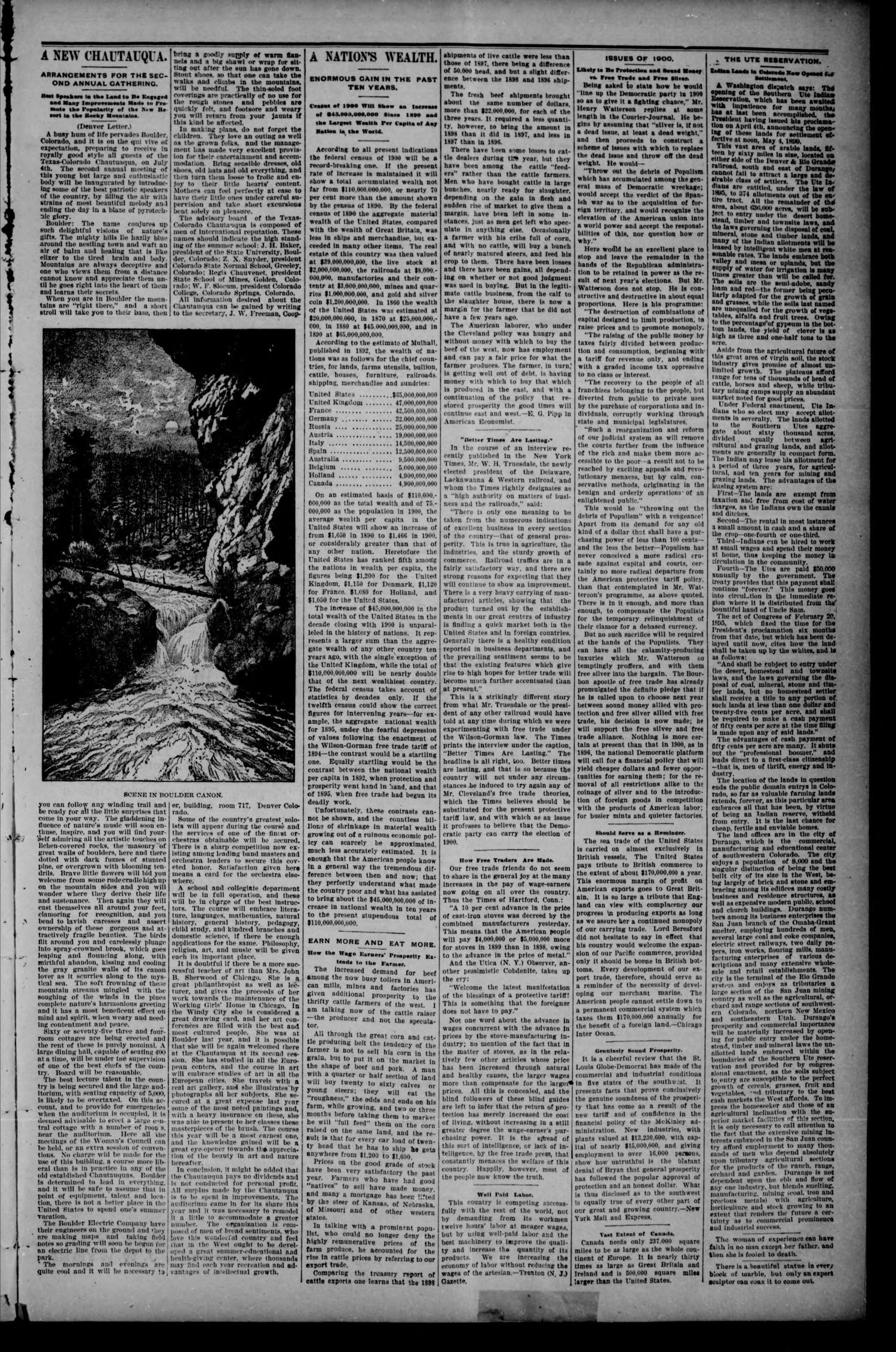 The Times-Record. (Blackwell, Okla.), Vol. 6, No. 32, Ed. 1 Thursday, April 27, 1899
                                                
                                                    [Sequence #]: 3 of 10
                                                