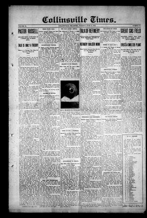 Primary view of object titled 'Collinsville Times. (Collinsville, Okla.), Vol. 9, No. 75, Ed. 1 Tuesday, June 17, 1913'.