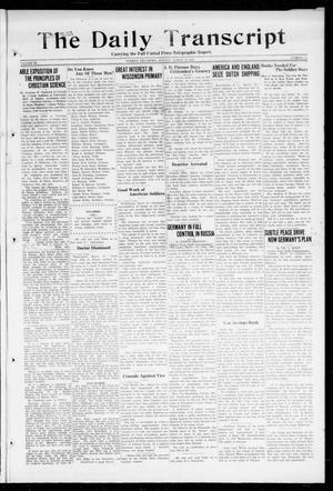 The Daily Transcript  (Norman, Okla.), Vol. 6, No. 15, Ed. 1 Monday, March 18, 1918