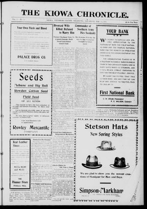The Kiowa Chronicle. (Kiowa, Okla.), Vol. 11, No. 38, Ed. 1 Thursday, February 22, 1917