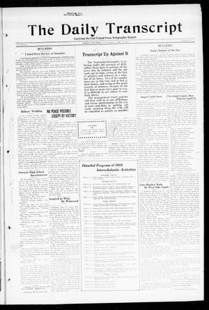 The Daily Transcript  (Norman, Okla.), Vol. 6, No. 27, Ed. 1 Wednesday, April 24, 1918