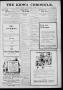 Thumbnail image of item number 1 in: 'The Kiowa Chronicle. (Kiowa, Okla.), Vol. 10, No. 9, Ed. 1 Thursday, August 5, 1915'.