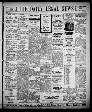 Primary view of object titled 'The Daily Legal News (Oklahoma City, Okla.), Vol. 12, No. 291, Ed. 1 Thursday, August 10, 1916'.
