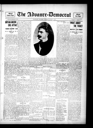 Primary view of object titled 'The Advance--Democrat (Stillwater, Okla.), Vol. 24, No. 51, Ed. 1 Thursday, August 17, 1916'.