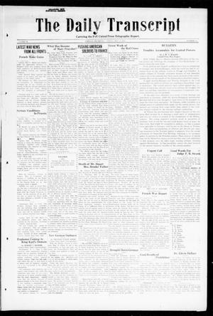 The Daily Transcript  (Norman, Okla.), Vol. 6, No. 35, Ed. 1 Friday, May 3, 1918