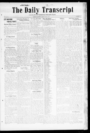 The Daily Transcript  (Norman, Okla.), Vol. 6, No. 38, Ed. 1 Tuesday, May 7, 1918