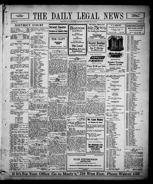 The Daily Legal News (Oklahoma City, Okla.), Vol. 12, No. 269, Ed. 1 Saturday, July 15, 1916
