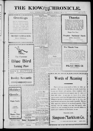 The Kiowa Chronicle. (Kiowa, Okla.), Vol. 11, No. 30, Ed. 1 Thursday, December 28, 1916