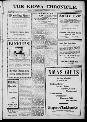 The Kiowa Chronicle. (Kiowa, Okla.), Vol. 11, No. 27, Ed. 1 Thursday, December 7, 1916